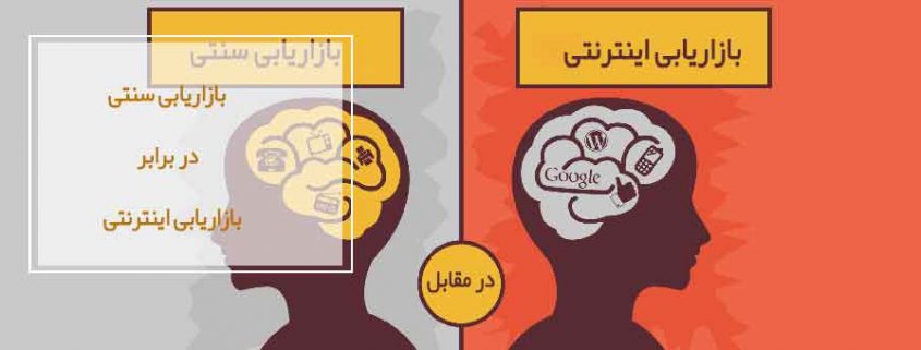 بازاریابی سنتی در برابر بازاریابی اینترنتی